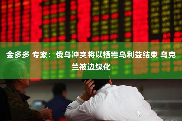 金多多 专家：俄乌冲突将以牺牲乌利益结束 乌克兰被边缘化