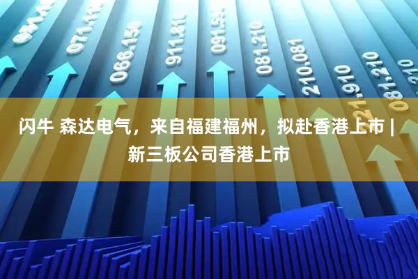 闪牛 森达电气，来自福建福州，拟赴香港上市 | 新三板公司香港上市